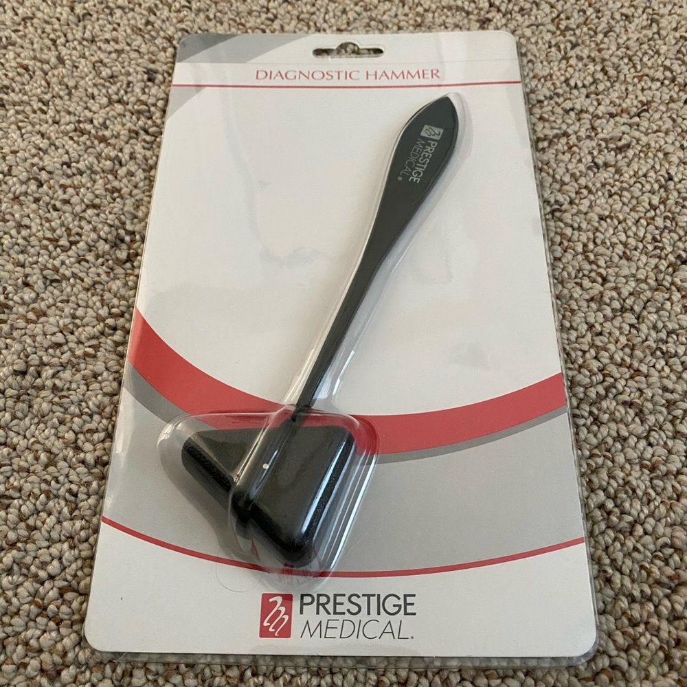 Brand New Prestige Medical Black Diagnostic Reflex Hammer
